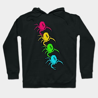 Desert scorpion (Buthidae) rainbow Hoodie